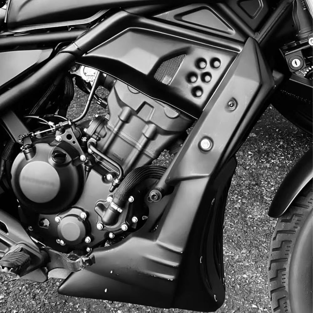 レブル250 500 CMX250 500 カスタムアンダーカウル シュラウド エアディフレクター 2017-2025 BRIGHTFACE_UK