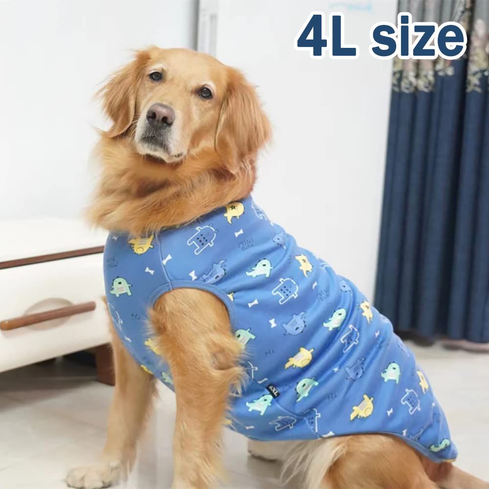 メルカリshops 4l 犬服 犬の服tシャツ 冬服 大型犬 中型犬 秋 冬 裏ボア 防寒 裏起毛