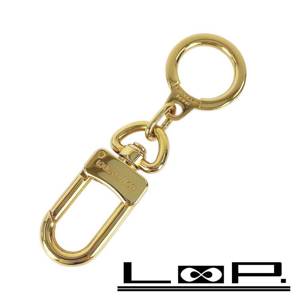 新同　ルイヴィトン アノクレ キーリング キーホルダー ゴールド GP M62694 【373565】1