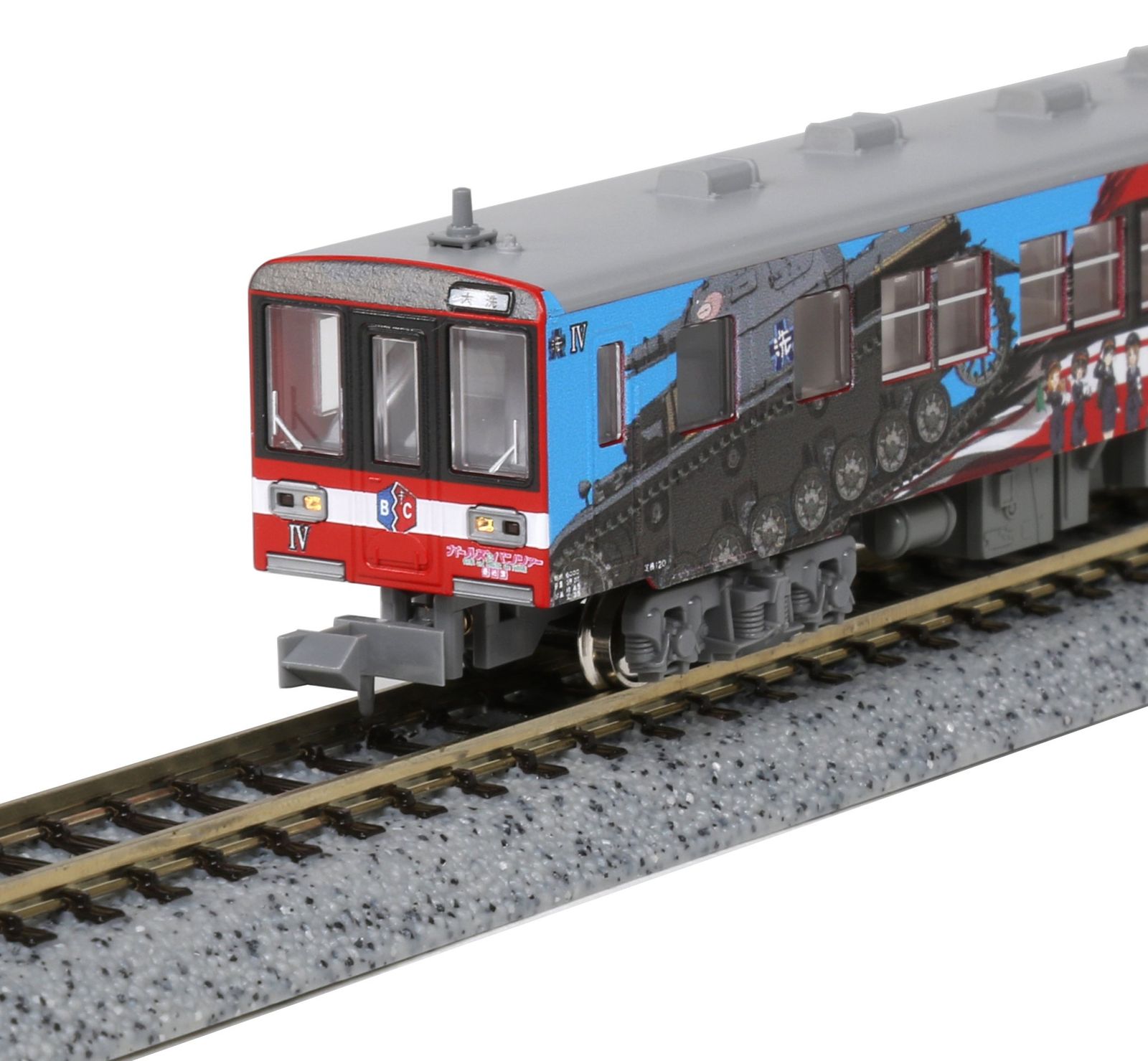 特別企画KATO ガールズ＆パンツァー 6006ラッピング列車IV号車Nゲージ