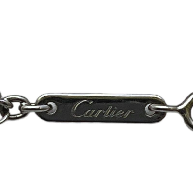 カルティエ Cartier Cハートネックレス 750WG K18ホワイトゴールド ...