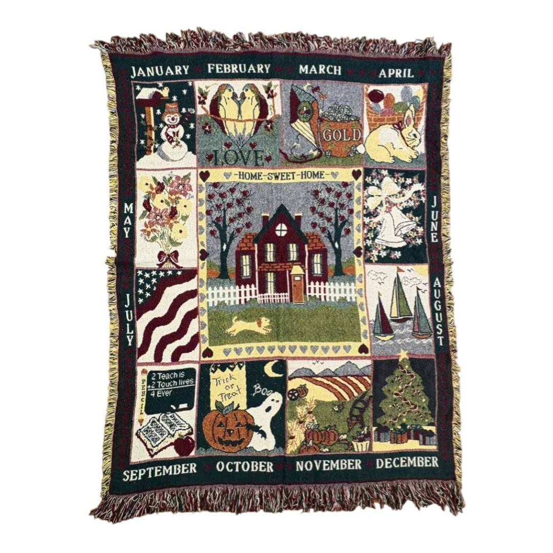 VINTAGE - vintageラグ カーペット USA カレンダー 1年 カレンダー 1165 vintageラグ カーペット USA カレンダー 1年 カレンダー 1165