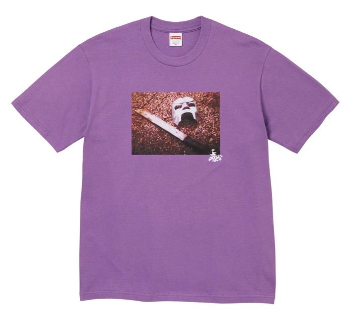 Supreme Mf Doom Tee purple☆ - メルカリ 
