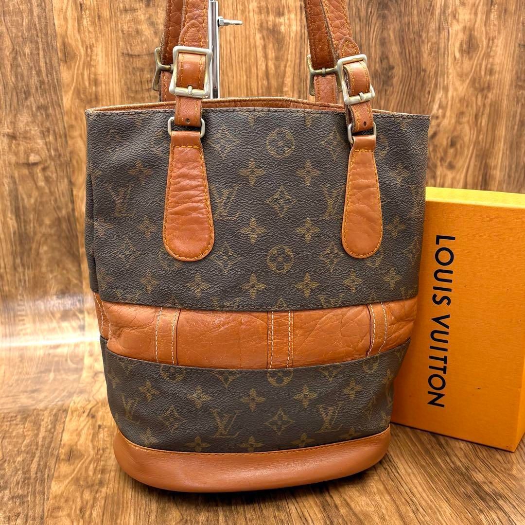 LOUISVUITTON ルイ・ヴィトン バケットPMトートバッグ モノグラム ⛄️美品⛄️USA限定 ルイヴィトンモノグラム バケットPM トートバック#302