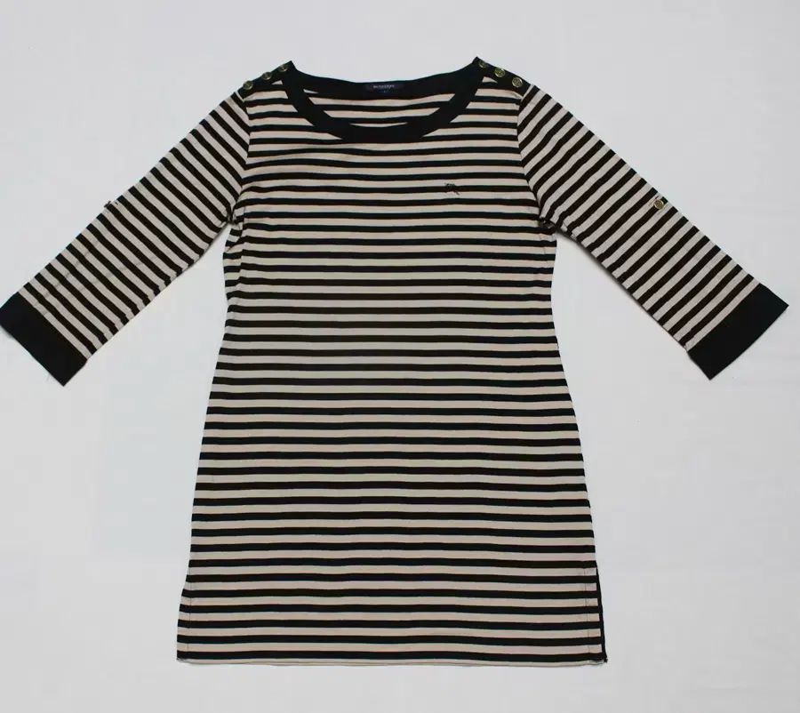 BURBERRY バーバリー 日本版 レディース 55 ワンピース Tシャツ ロング丈 とても良い| E04