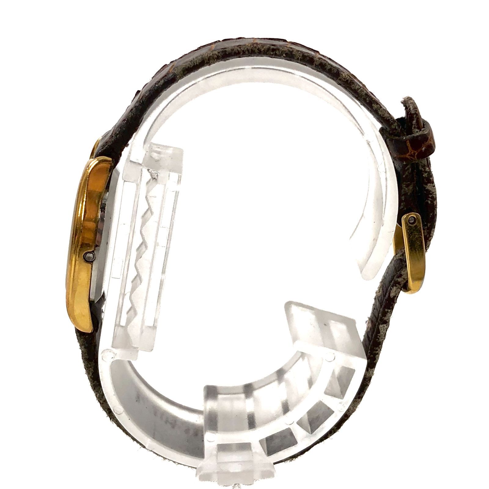 OMEGA時計 deville デビル 新品ベルト プッシュ式 美品 OMEGA オメガ デビル 純正革ベルト プッシュ式 レディース