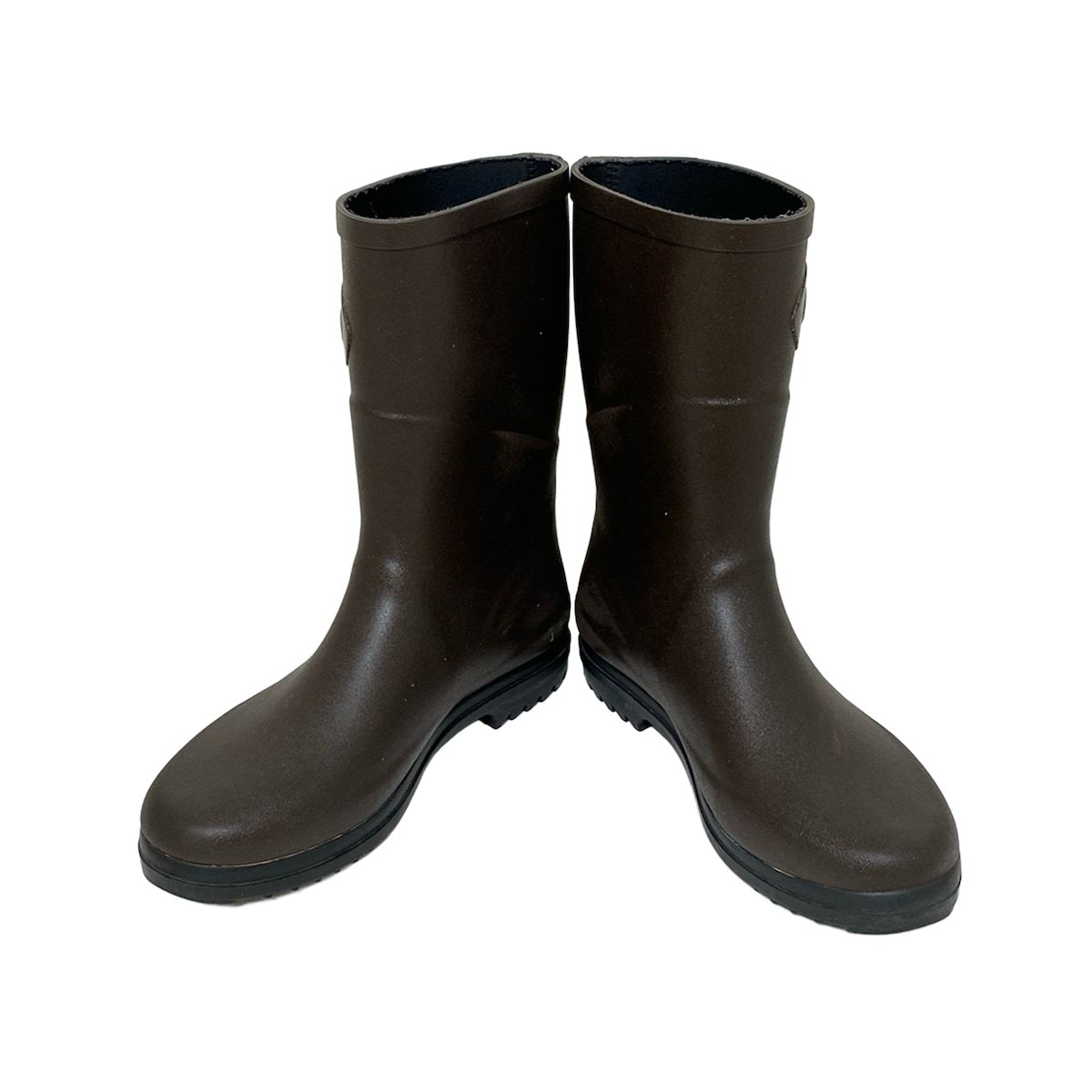 AIGLE エーグル レインブーツ 35 レディース - ダークブラウン