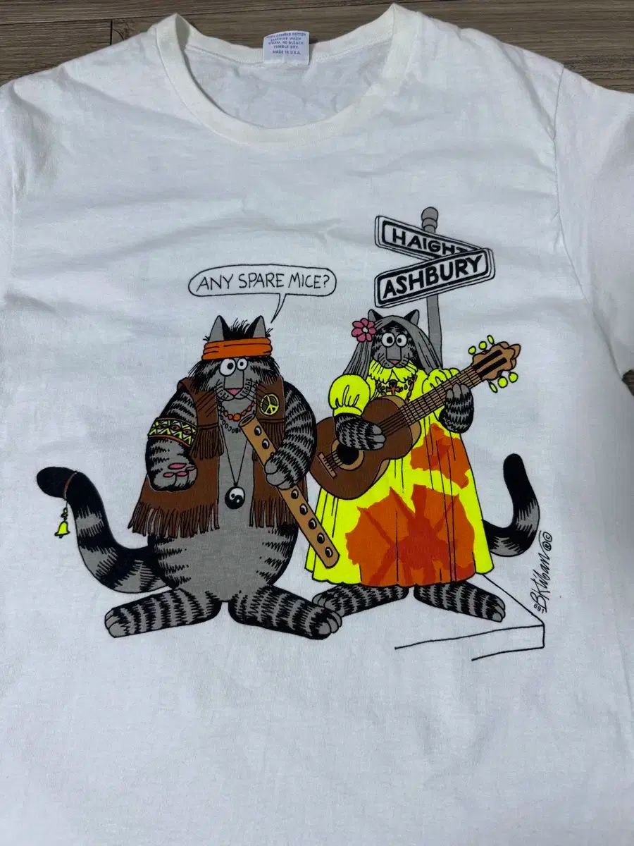 90s usa 狂った シャツ Tシャツ
