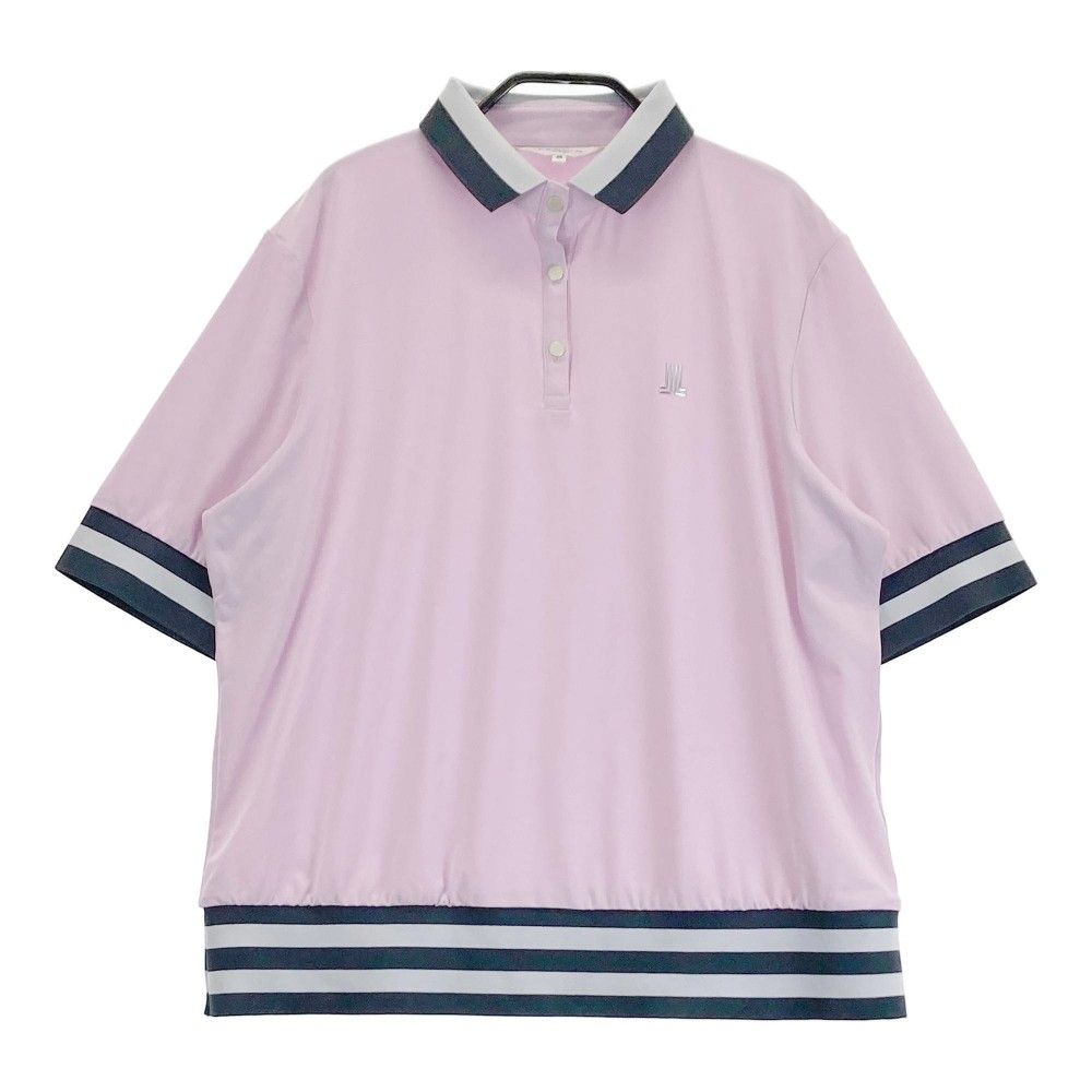 新品 定価23760円 日本製 上質 高級 ランバン スポール LANVIN SPORT メンズ 長袖ニットシャツ ゴルフウェア ポロシャツ トップス 40 L 日本製］LANVAN Golf ポロシャツ 日本製☆LANVIN SPORT ランバン