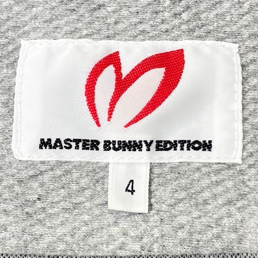 【マスターバニー】美品 ジップジャケット グレー 4サイズ メンズ マスターバニー】美品 ジップジャケット グレー 4サイズ メンズ