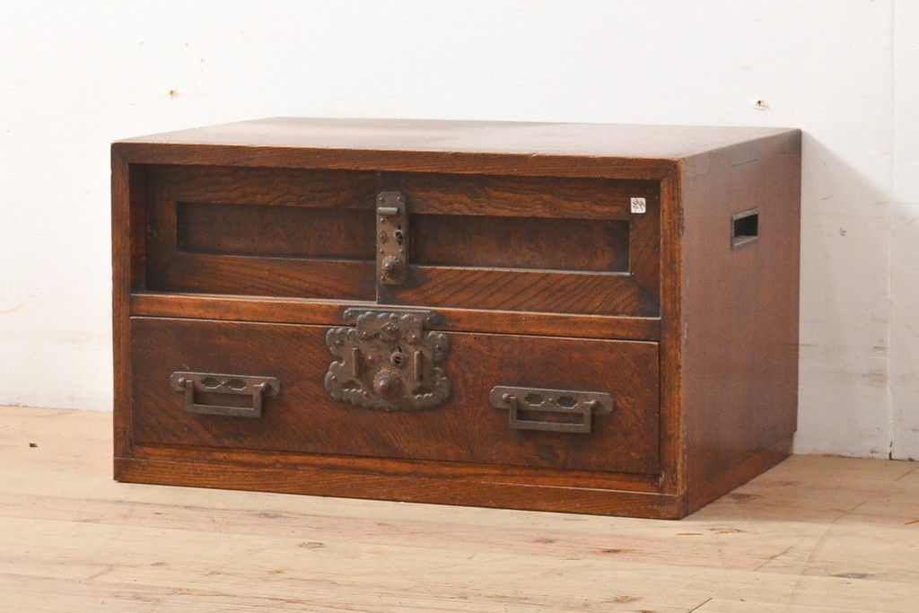 欅材 和箪笥 小箪笥 船箪笥 金具 引き出し 事前問合せ必須 知工箪笥