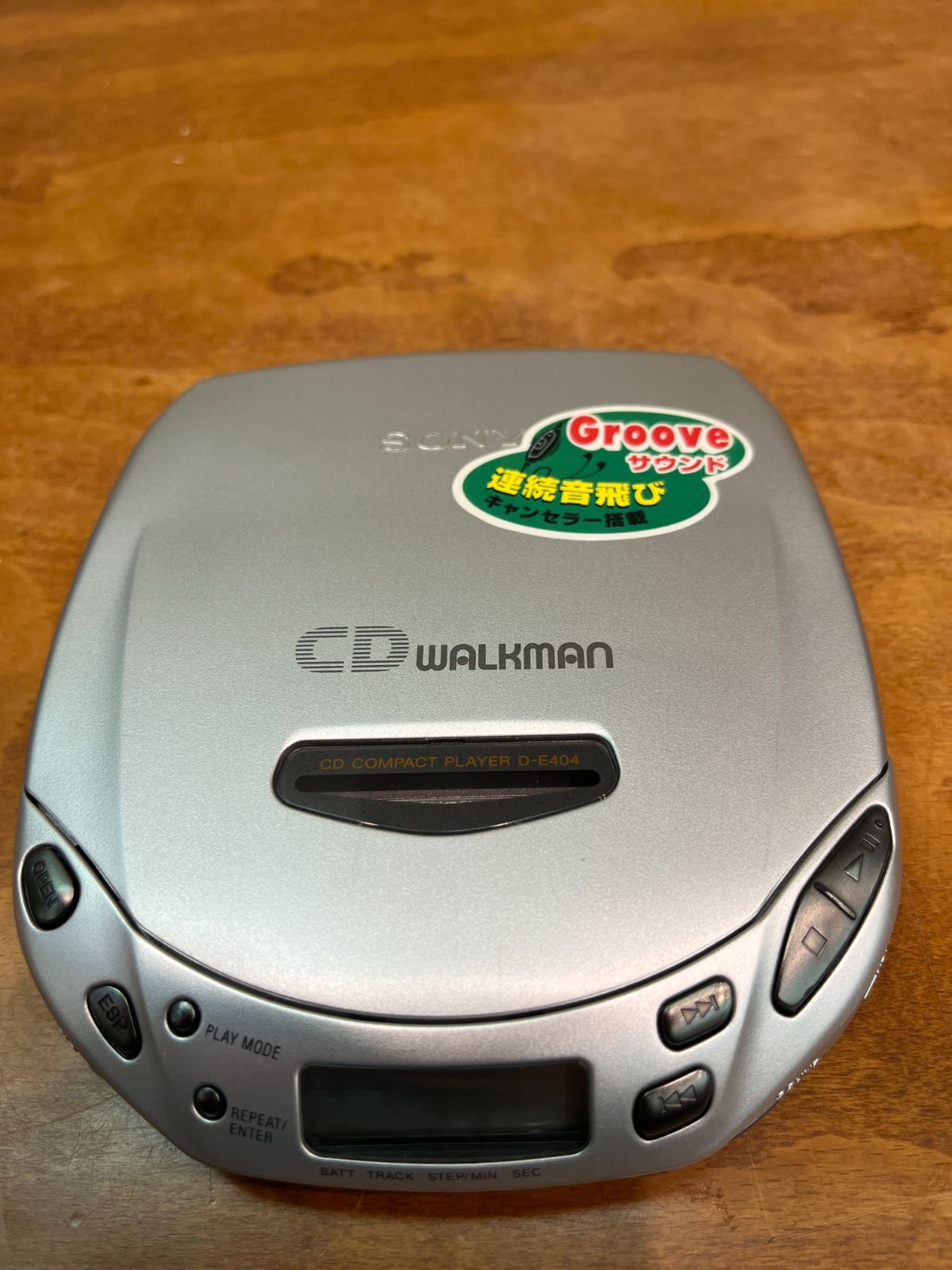 動作確認済】SONY CDウォークマン D-E404 ポータブルCD