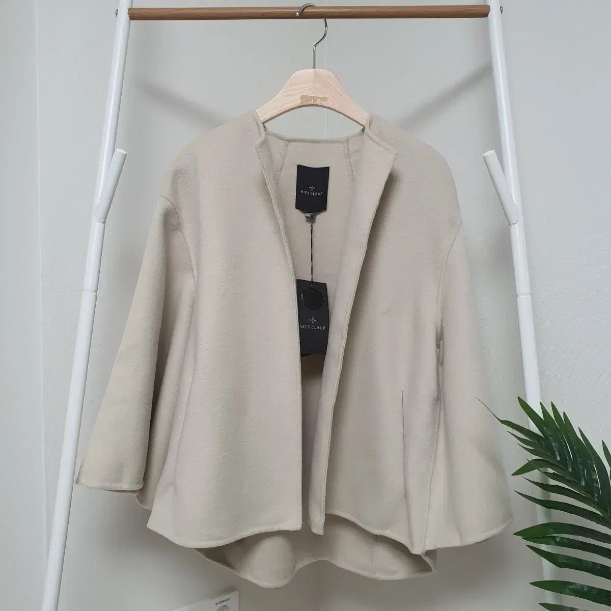 ナイスクラップ ウールカシミア ケープコート