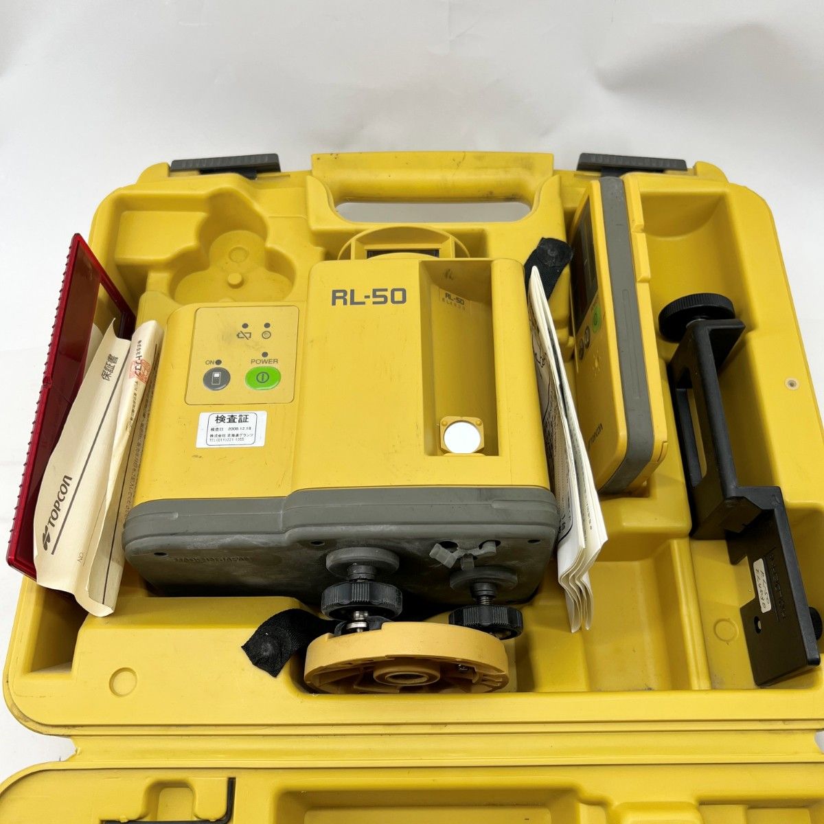 〇〇TOPCON 回転レーザー レベル ローティング レーザー RL-50 校正無 RL-50