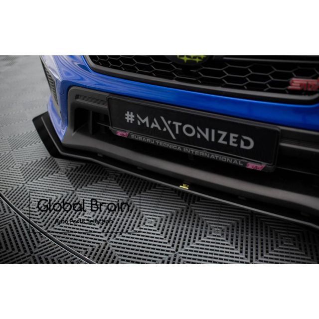 スバル WRX STI VAB 後期 フロント リップ スポイラー+ ウィング