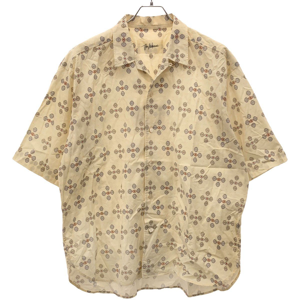 JUN MIKAMI ジュンミカミ 23SS 小紋プリントショートスリーブシャツ 