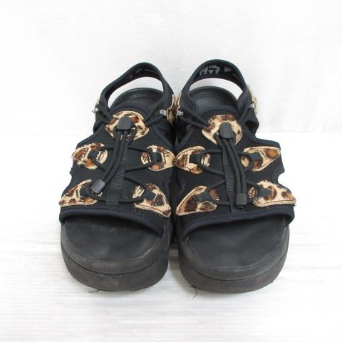★美品★ナイキ NIKE サンダル エアマックス ココ 黒レオパード 24cm NIKE WMNS AIR MAX KOKO SANDAL 
