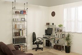 アイリスオーヤマ ラック メタルラック 本棚 5棚 ブックシェルフ 防サビ加工 ポール 幅66×奥行27.5×高さ126cm 耐荷重 スチールラック サビに強い MM-B624 IRIS OHYAMA