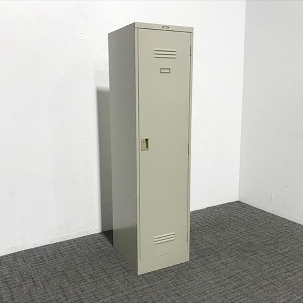 1人用ロッカー 鍵付き イトーキ グレー