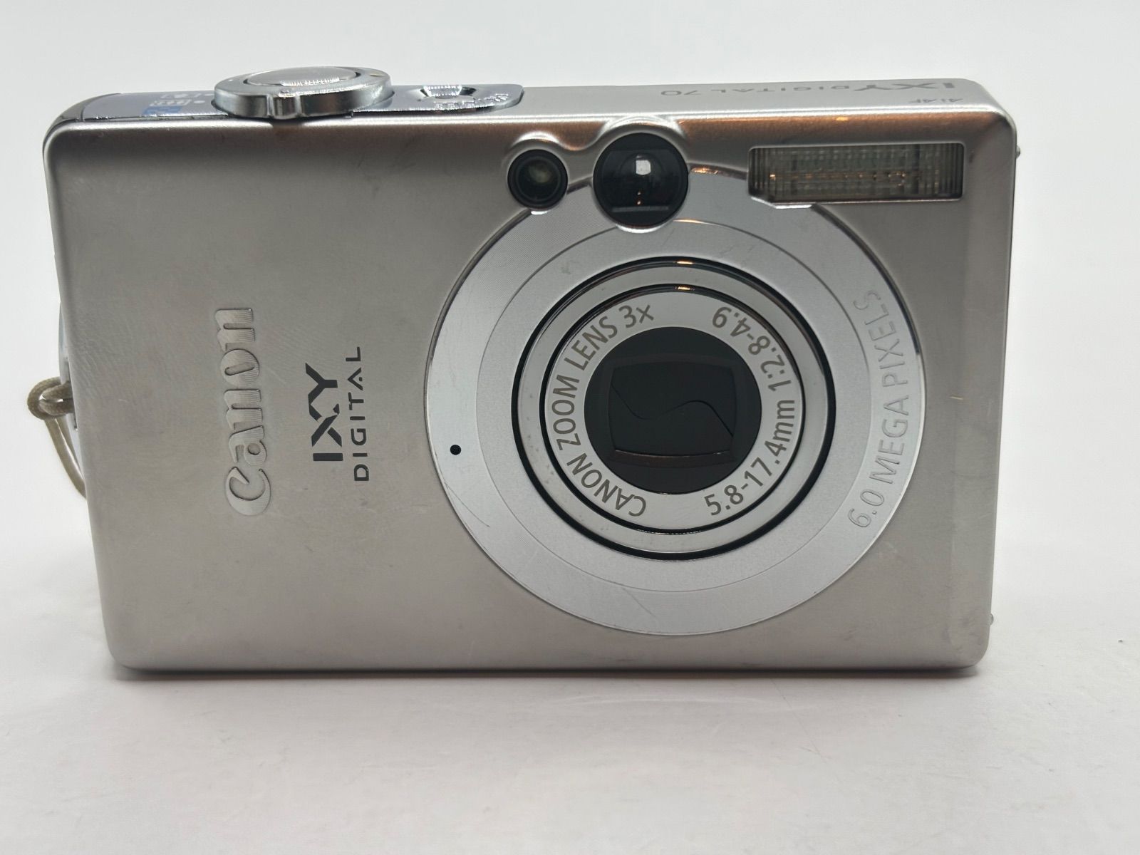 動作 済み Canon キャノン IXY DIGITAL 70 PC1193 コンパクトデジタルカメラ デジカメ コンデジ シルバー 動作保証あり ヤ.メ