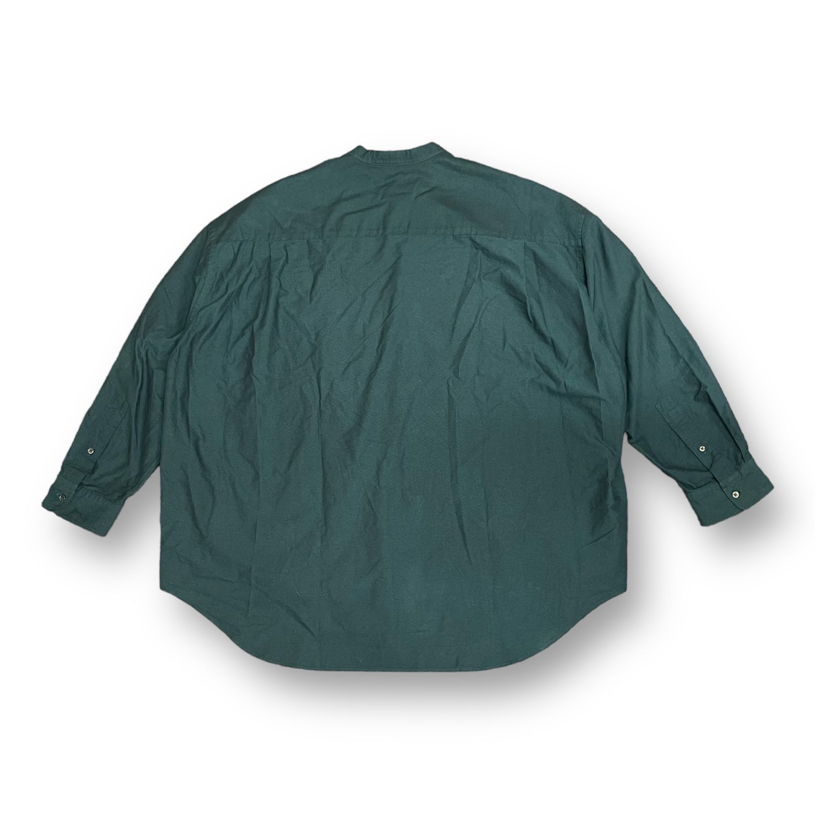定価22000円 Graphpaper 23AW Oxford Oversized Band Collar Shirt 