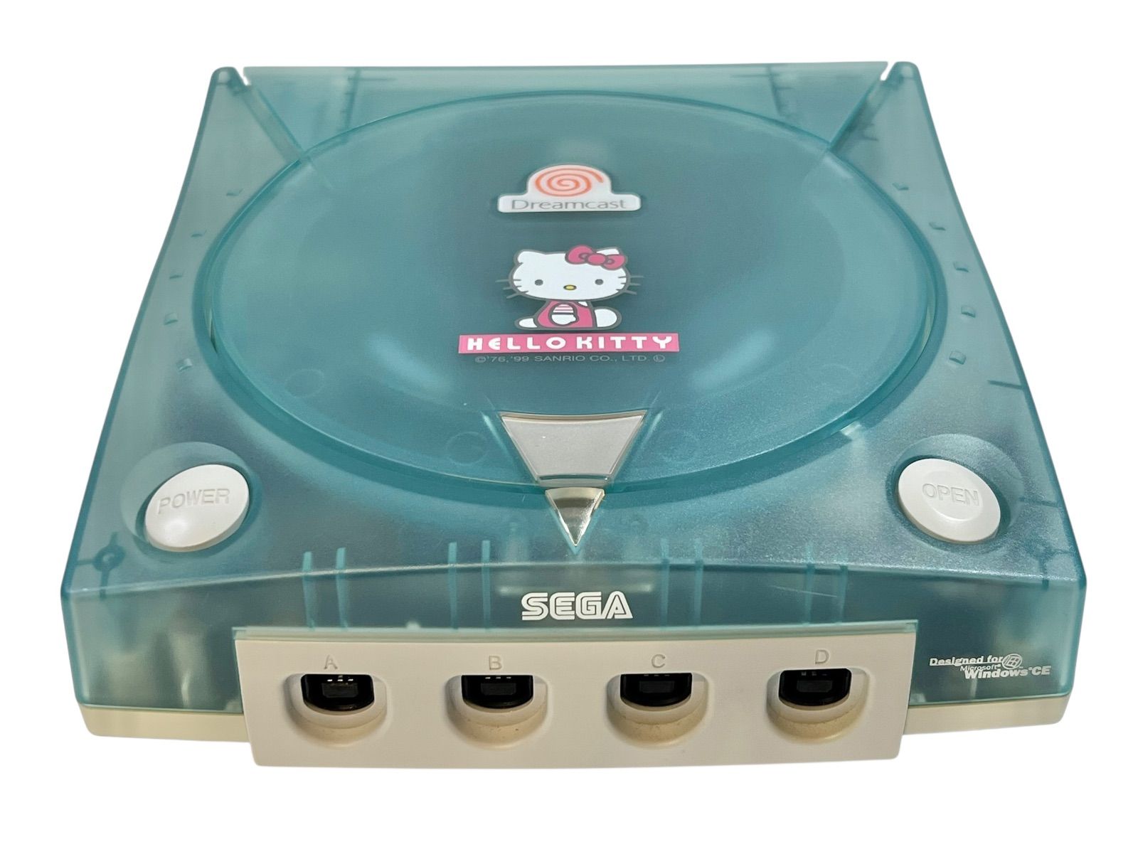 極美品 ドリームキャスト 本体 ハローキティ スケルトンブルー