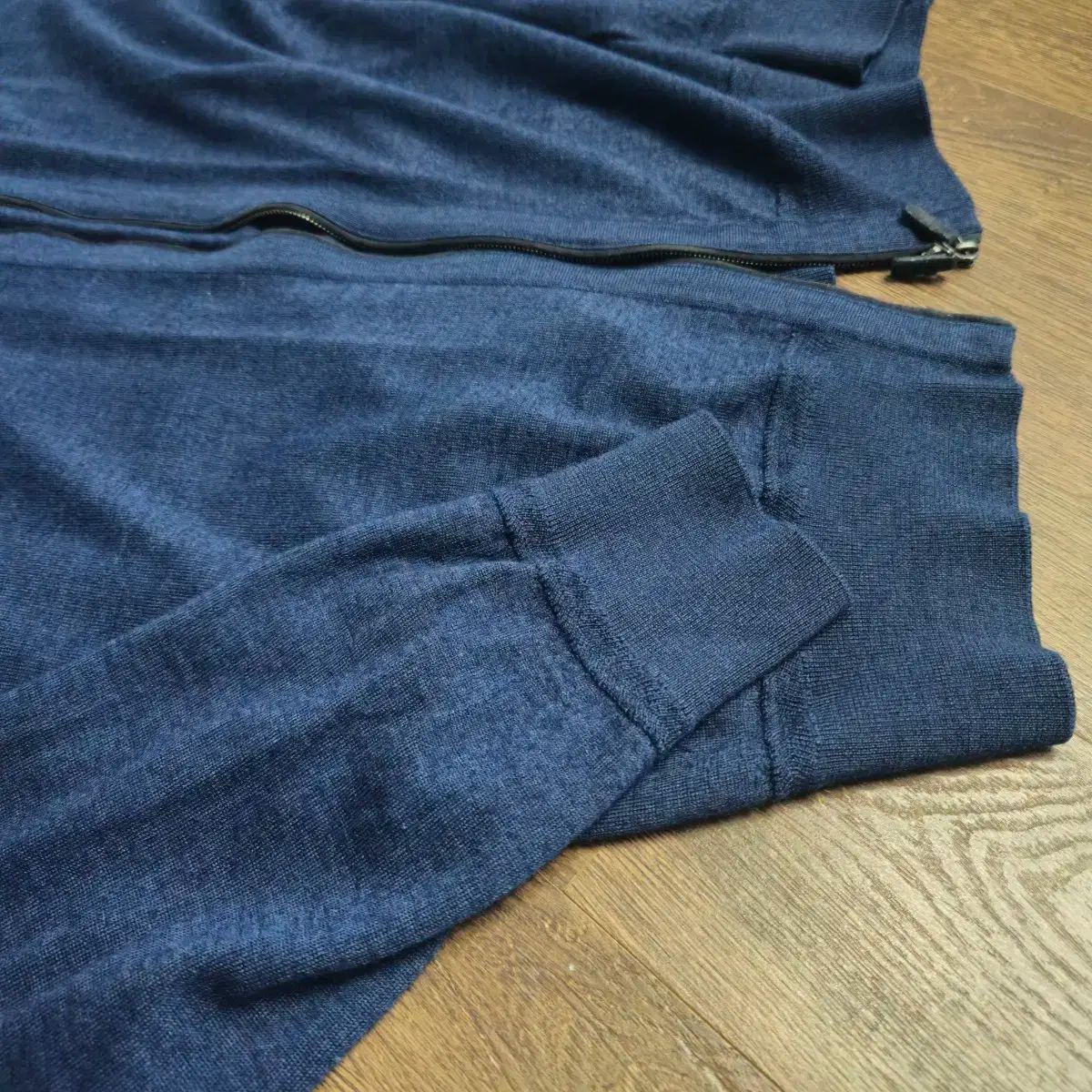 Ermenegildo Zegna エルメネジルド ゼニア ZEGNA ゼニア カシミア ウール シルク ジップアップ カーディガン 54 105