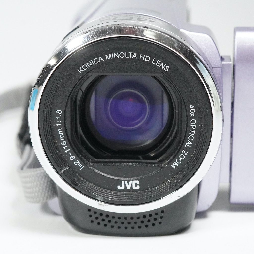 JVC 割引 Victor Everio GZ-HM33-V パープル 動作OK 返金保証 /2178