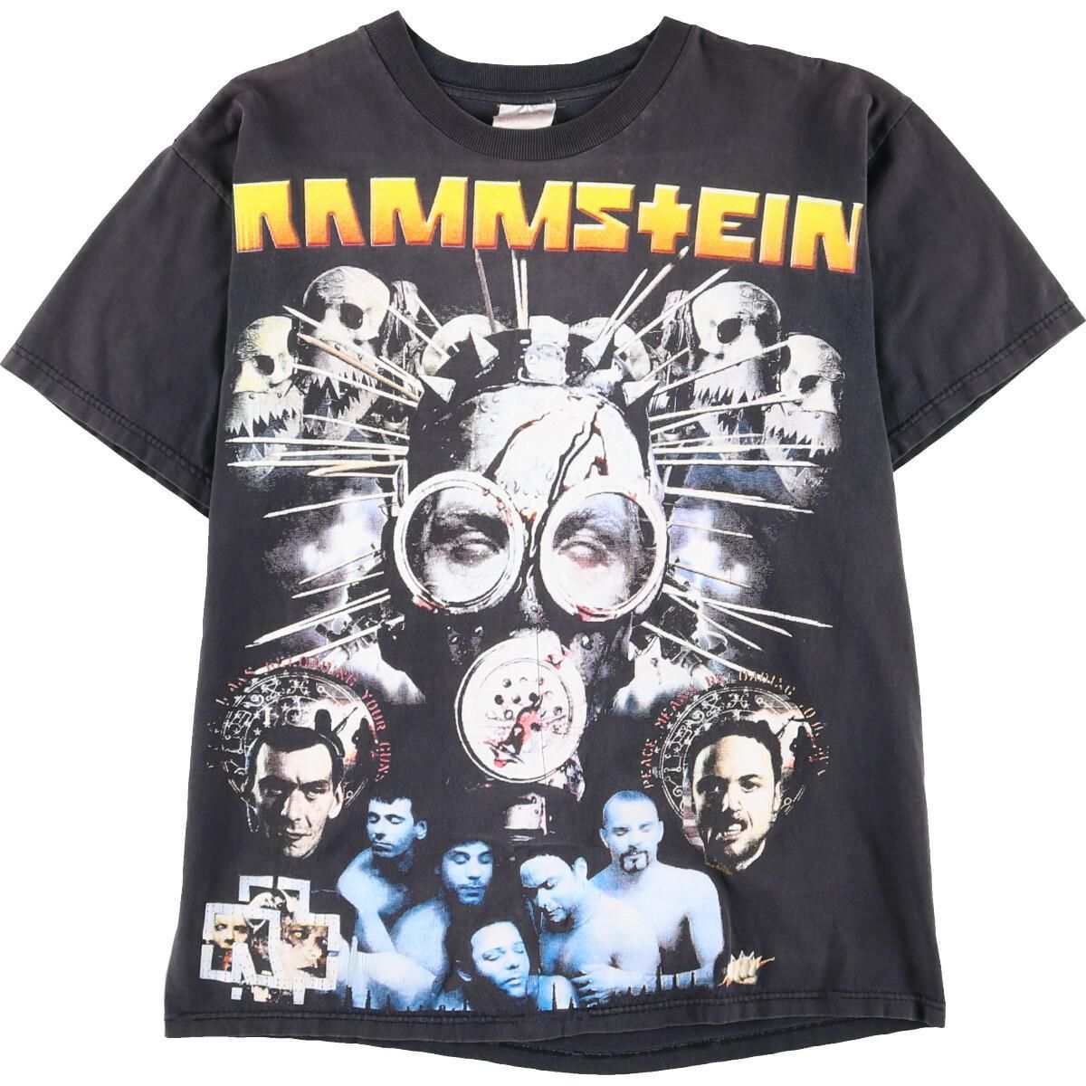 古着 90年代 ROCK REBOLUCION RAMMSTEIN ラムシュタイン バンドTシャツ メンズL ヴィンテージ/eaa238018