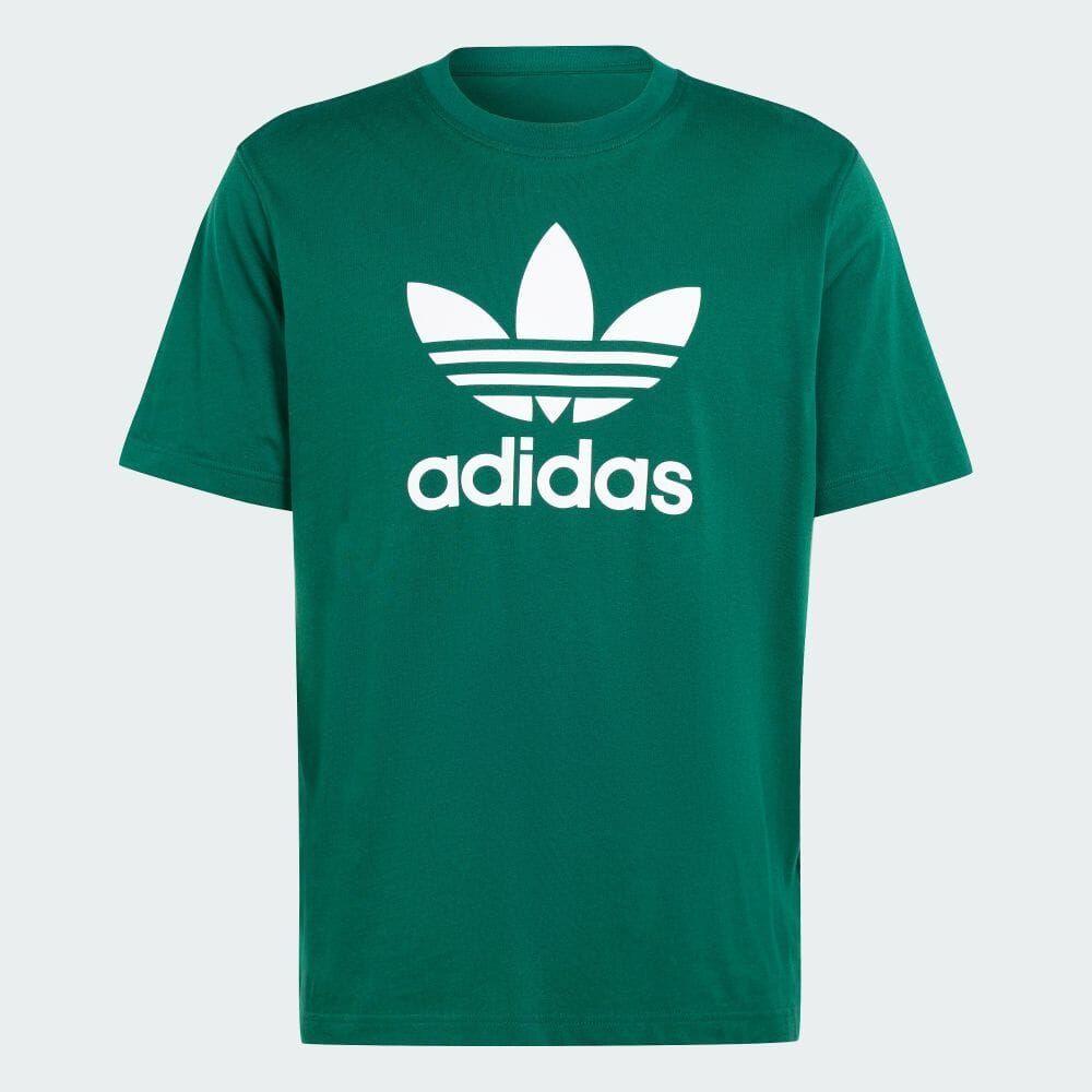 (アディダスオリジナルス) adidas Originals アディカラー トレフォイル 半袖Ｔシャツ トップス カジュアルシャツ メンズ EEP79 IR7976 MENS TREFOIL SHORT SLEEVE T-SHIRT GREEN