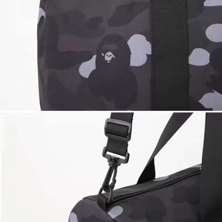 BAPE◇A BATHING APE／◇ブラックダッフルバッグ◇付録品ノベルティ 