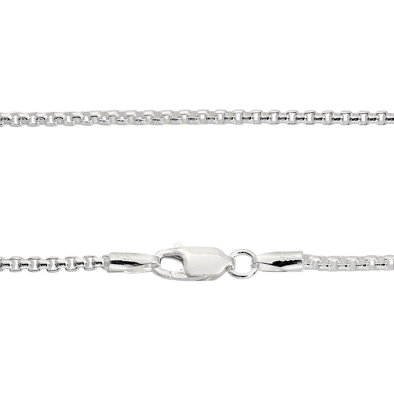 シアーズ 角甲丸 チェーン ネックレス シルバー sv 925 幅 2.0mm 50cm