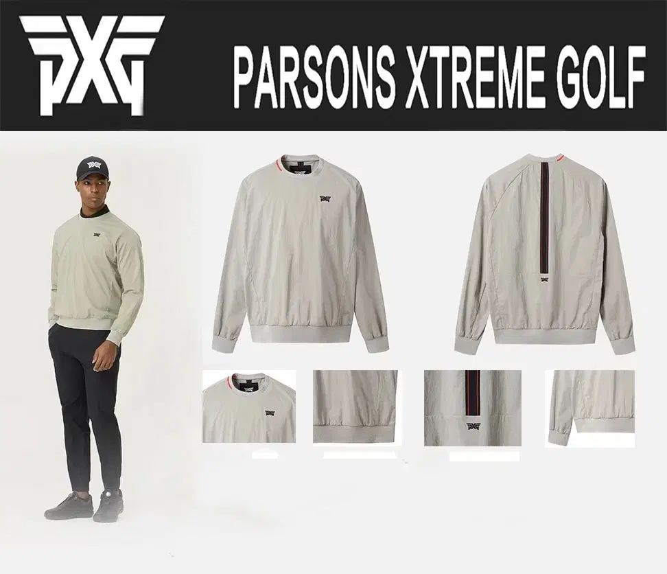 メンズゴルフウェア PXG ナイロンラウンドTシャツ 1 남상의027
