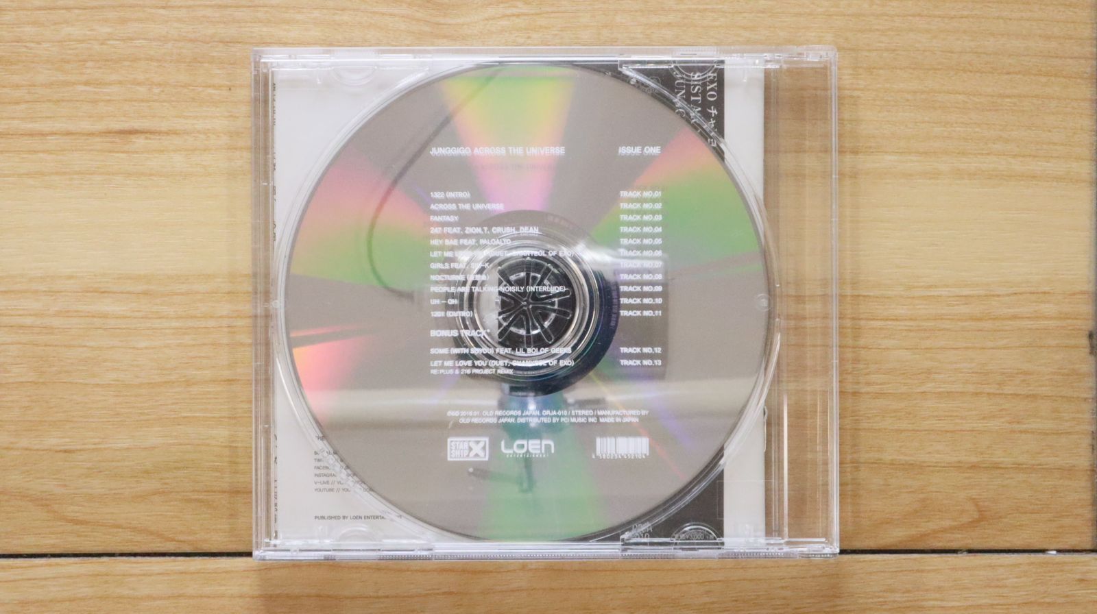 Areas体験版 CD 国内盤CD☆ジュンギゴ/□ ACROSS THE UNIVERSE 【ORJA010