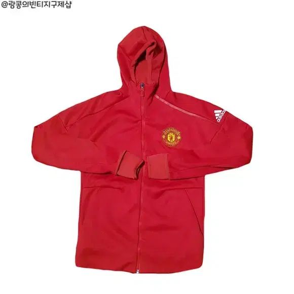 adidas(アディダス) ストリート 3本線 MANCHESTER UNITED FC(マンチェスター・ユナイテッドFC) フード ジップアップ