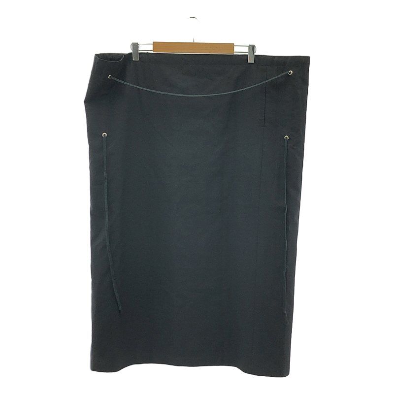 COMME des GARCONS | コムデギャルソン | ウエスト コード ギャザー ロング スカート | ブラック | レディース