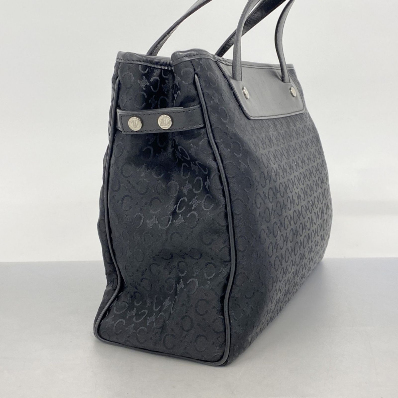 セリーヌ(Celine) セリーヌ ハンドバッグ Cマカダム サテン