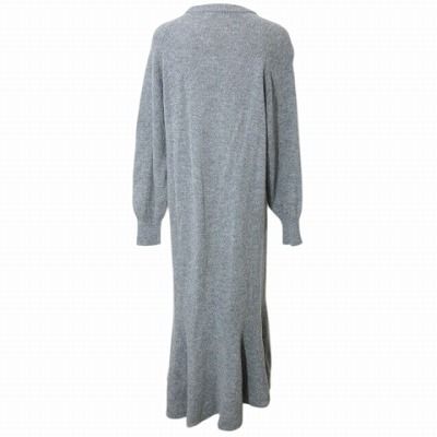 新品 SLOBE IENA ニット　POLLONE フレアワンピース ウール スローブ イエナ SLOBE IENA 21AW POLLONEフレアワンピース