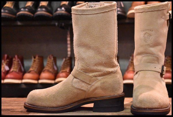 8E 良品 PT91 白タグ】Chippewa チペワ 91000 スエード