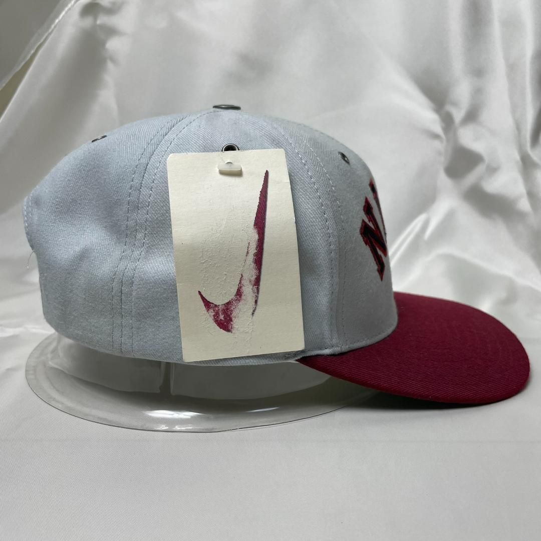 NIKE 90年代刺繍ツートンカラーキャップ未使用