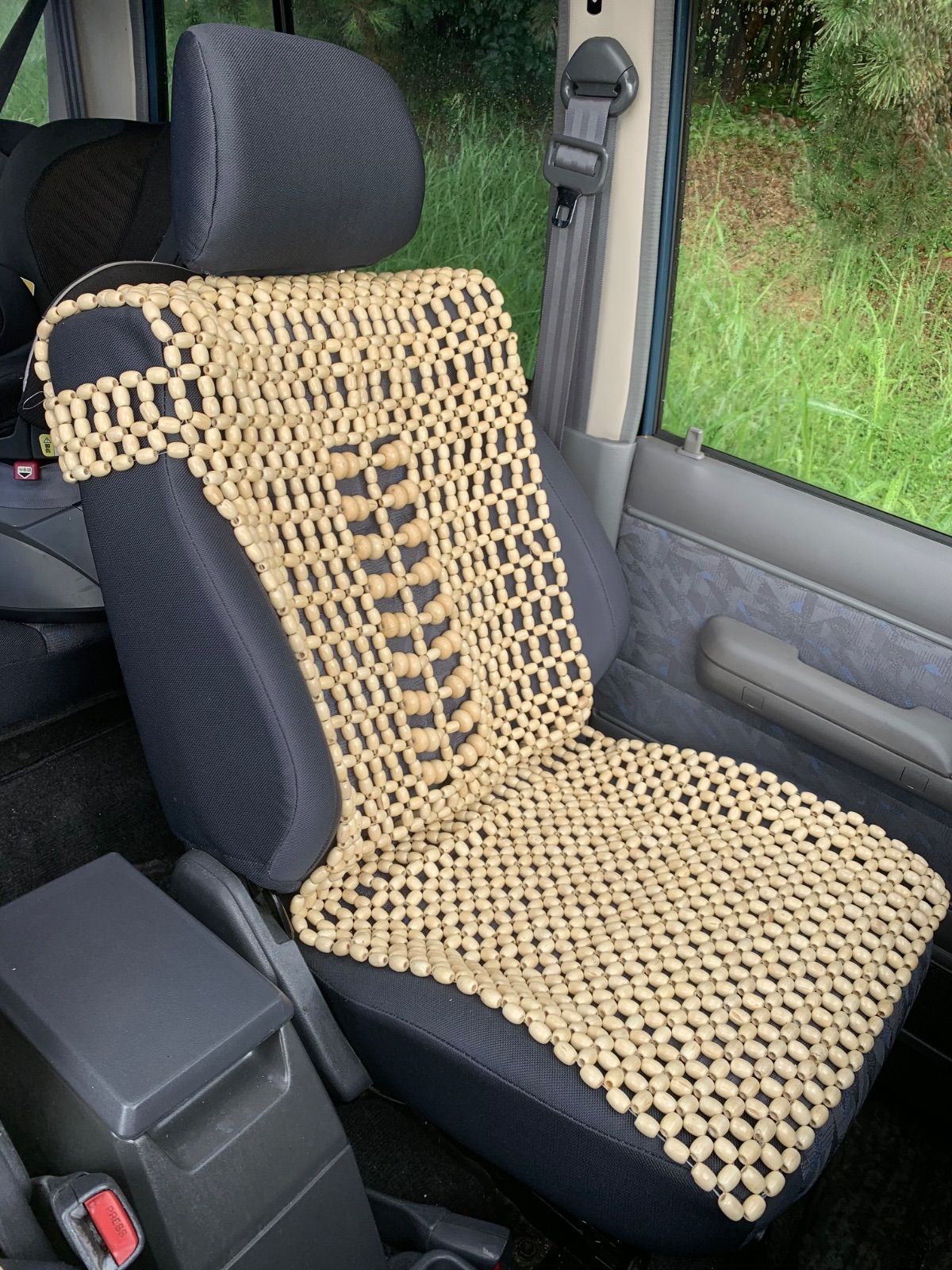 シートカバー ウッドビーズ ランクル70 40 60 80 78プラド 空冷ビートル サニトラ ジムニー ハイエース 旧車 ボンゴ クラウン パジェロ キャラバン ハイラックス サーフ