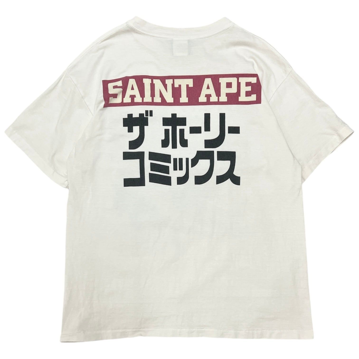 SAINT MICHAEL x BAPE 猿人戦隊セイントエイプ T SAINT MICHAEL x BAPE 猿人戦隊セイントエイプ Print T-Shirts - メルカリ