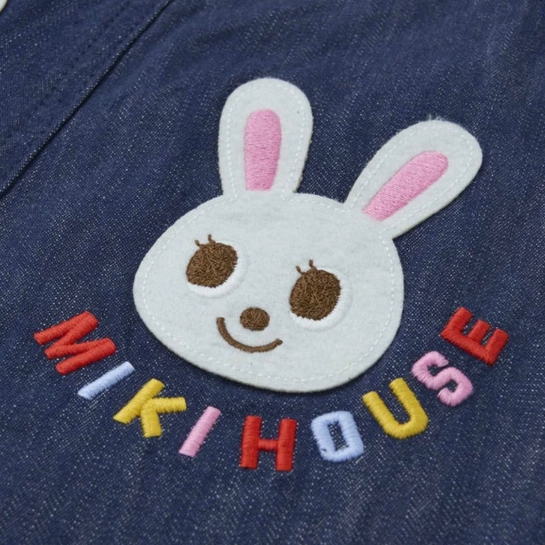 MIKIHOUSE  7分丈オーバーオール　ミキハウス