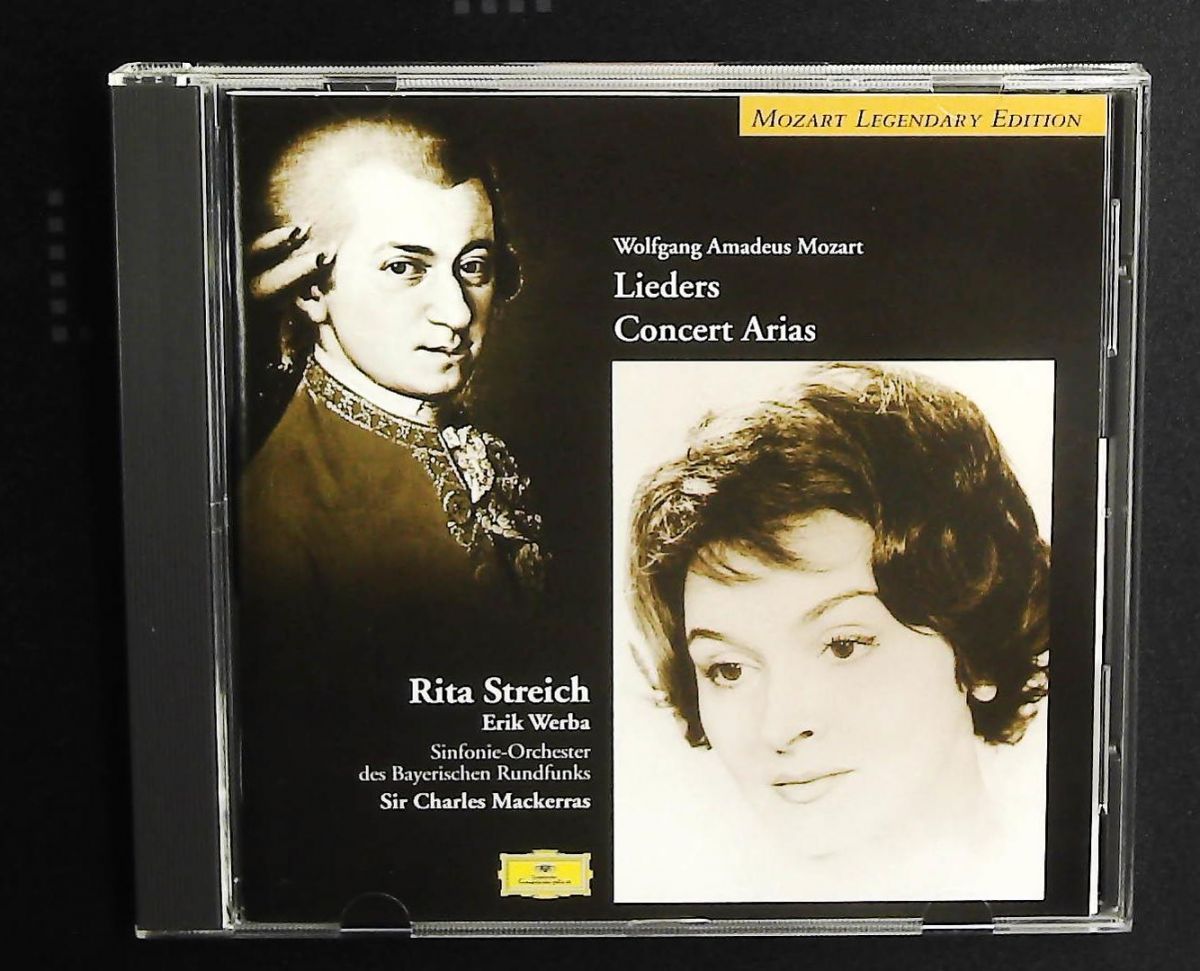 モーツァルト Songs - Arias 集 CD シュトライヒ リタ ユニバーサル ミュージック クラシック