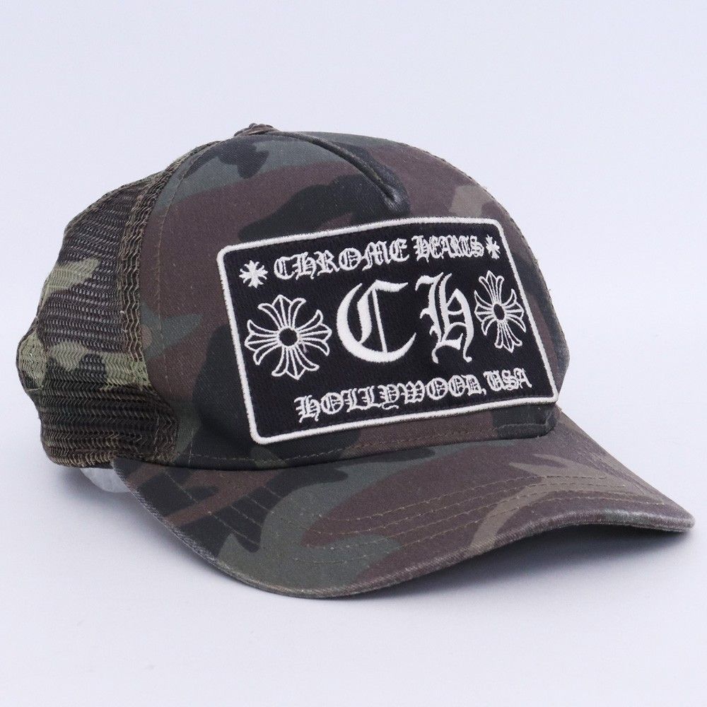 CHROME HEARTS CH カモフラ トラッカーキャップ カーキ クロム