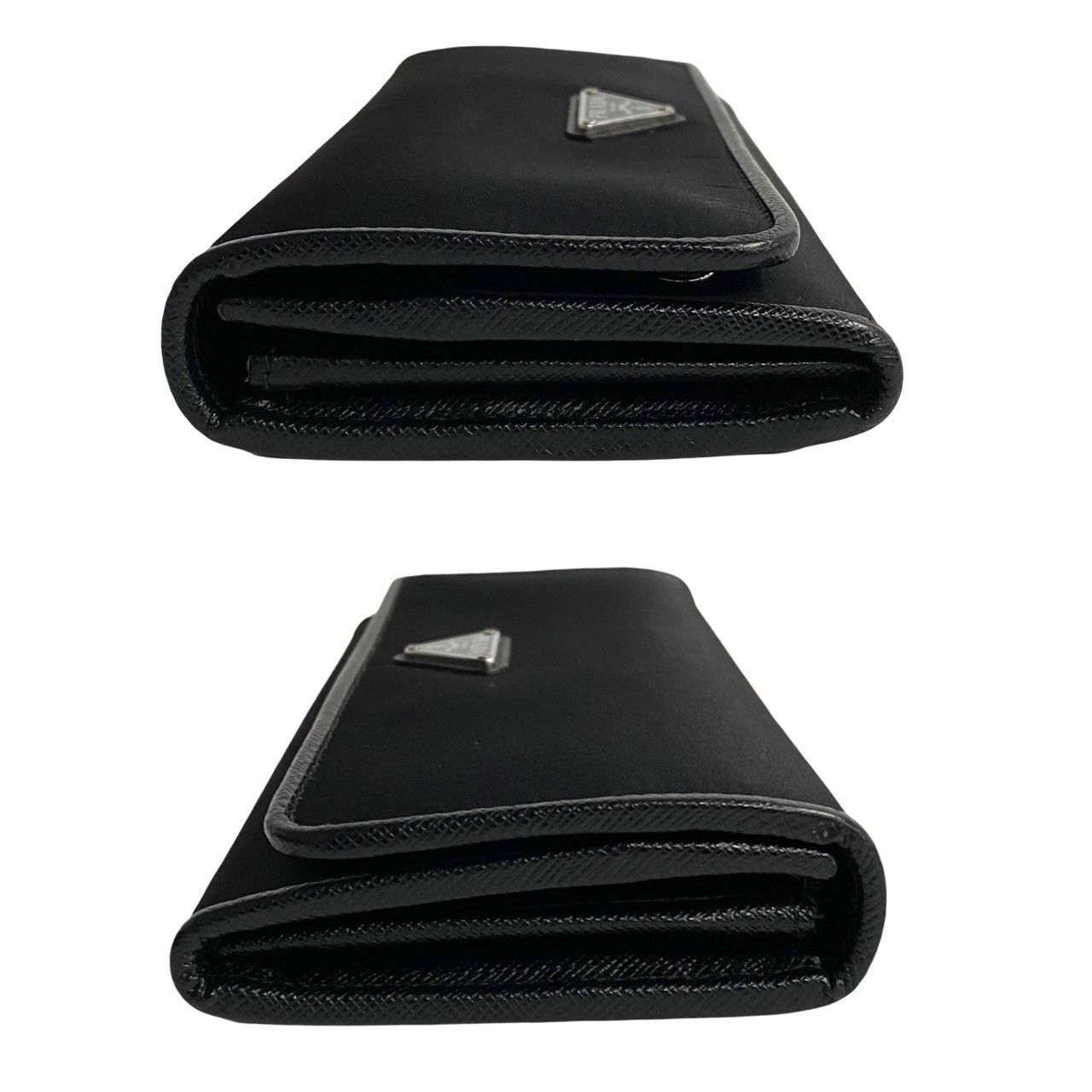 未使用保管品 ギャランティーカード 付き PRADA プラダ 三角ロゴ 金具 