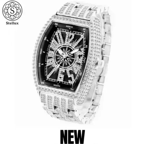 氷の羅針盤 フルアイスアウトウォッチ｜ モデル ブリンブリン腕時計