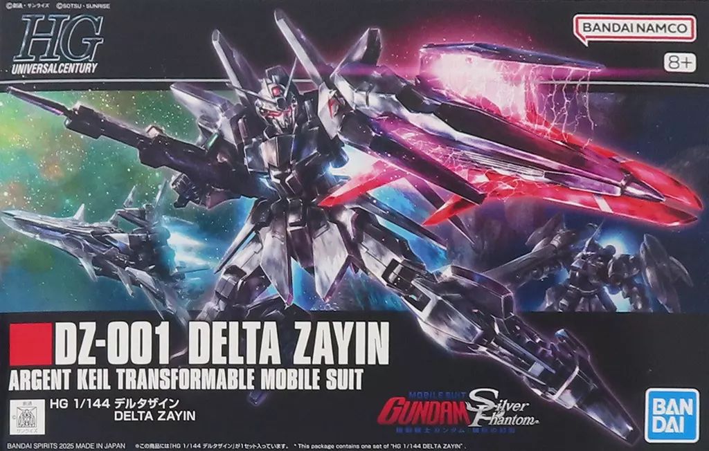 プラモデル 1|144 HG DZ-001 デルタザイン 機動戦士ガンダム 銀灰の幻影 バンダイ 5067286