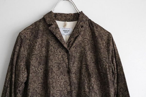 SALE】 YAECA WRITE ラペルコート amber's posy｜くらすこと