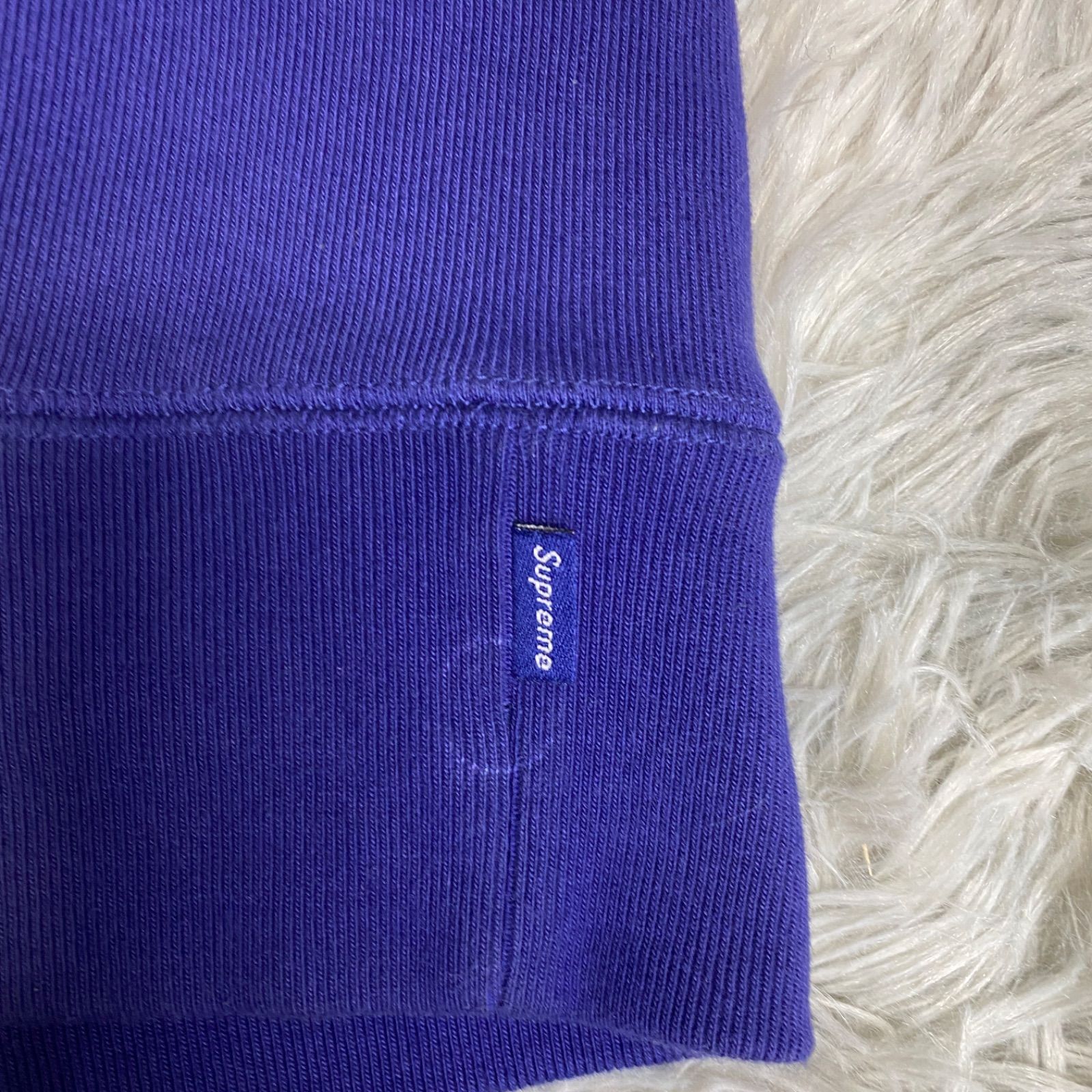 SUPREME シュプリーム メンズ レディース パーカー M 青紫 ロゴ 
